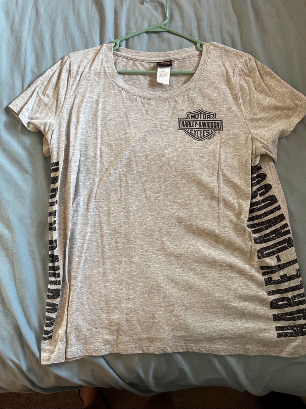 Harley-Davidson Light Gray and Black Shield Tee